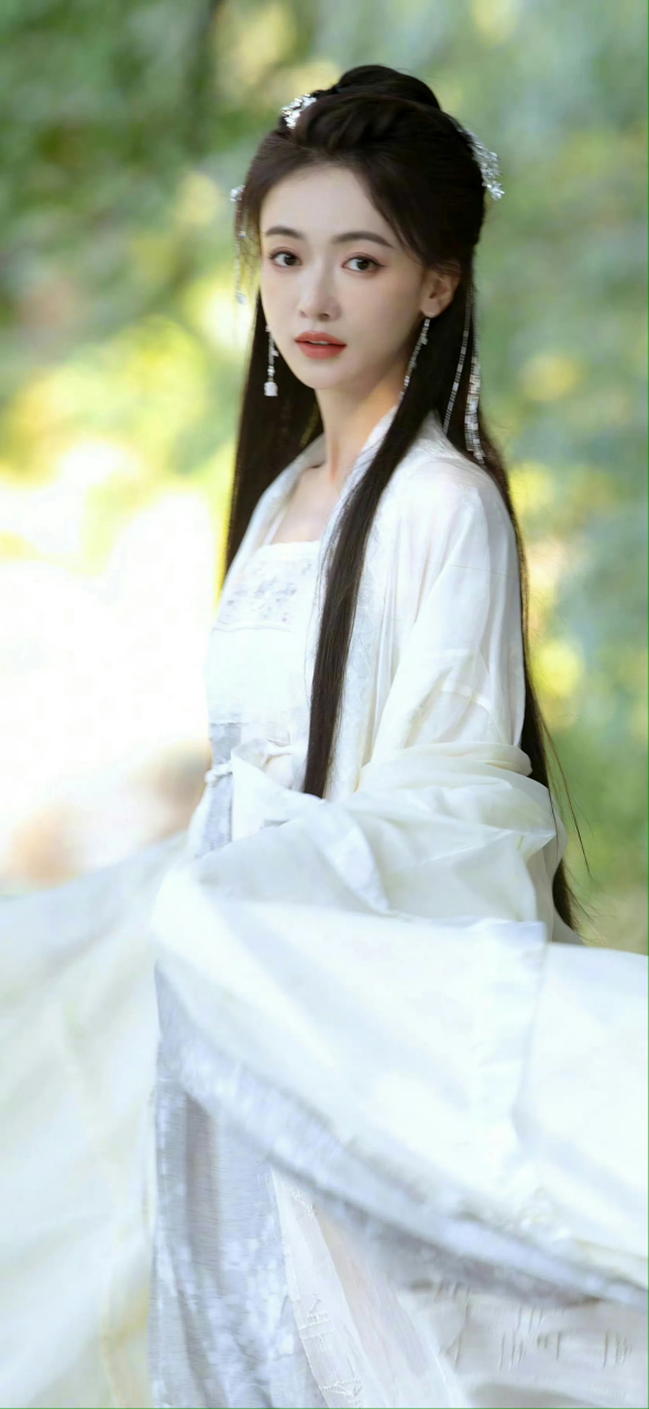 吴谨言,白衣素雅古风写真壁纸图集 #吴谨言