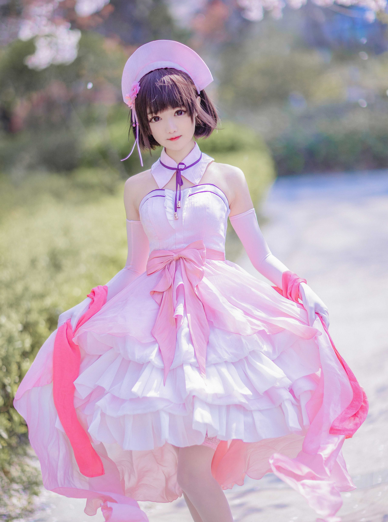 可爱小萝莉cos加藤惠,这个圣人惠可爱到爆炸了