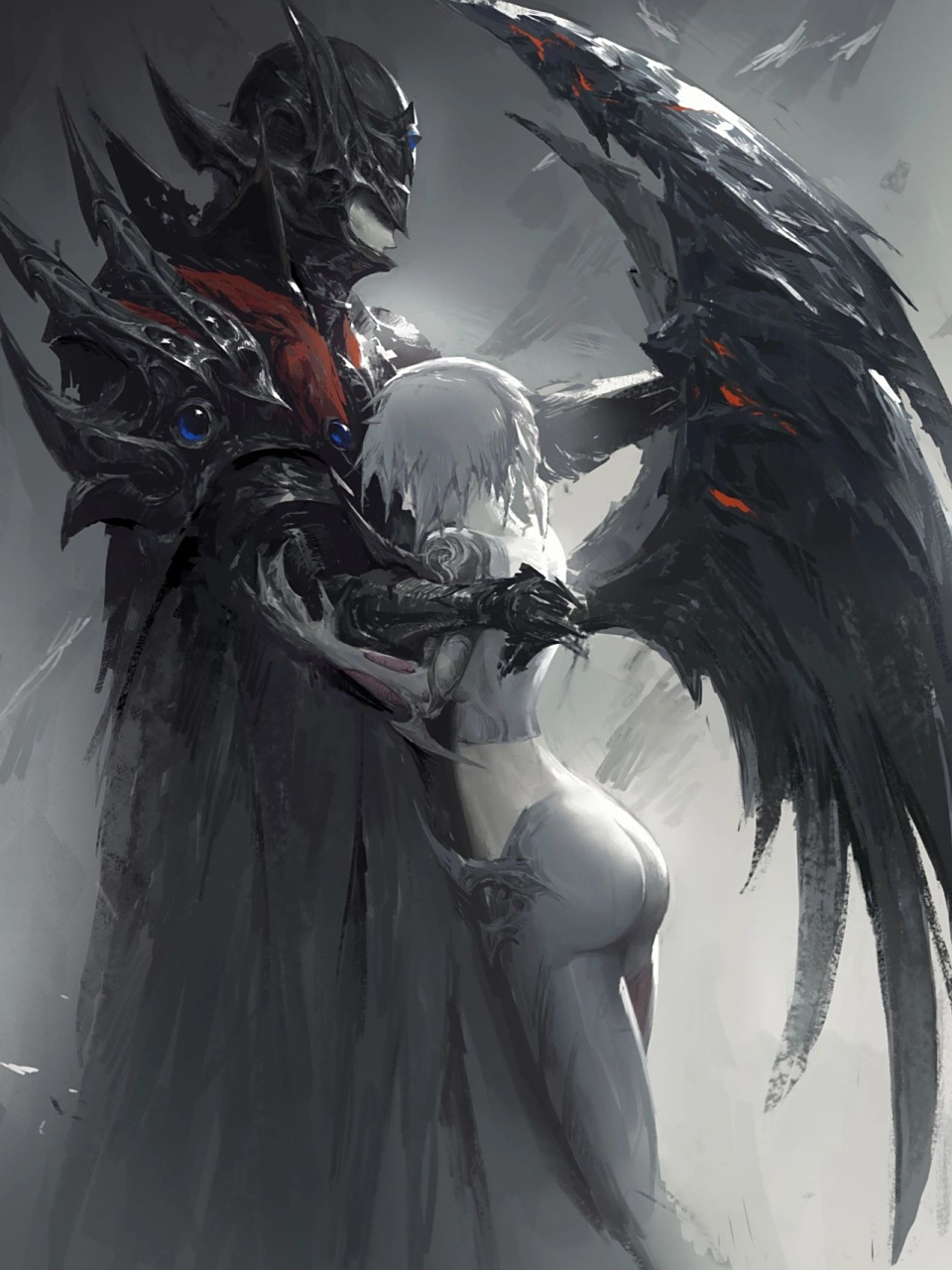 游戏王·霸王十代&尤贝尔超融合|||游戏王系列的插画 #动漫# #插画