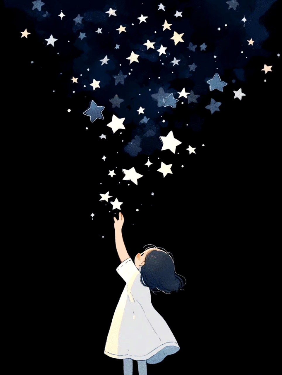 女孩头像:与其仰望星空,不如去做摘星星的人.#头像# #素材