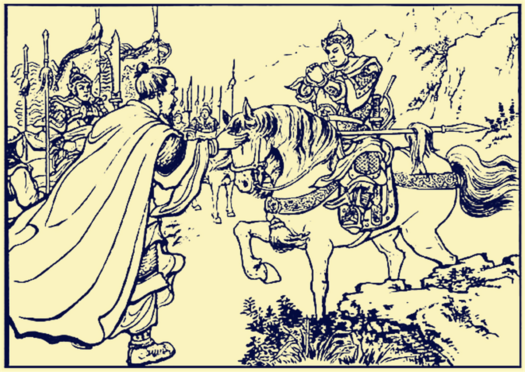 《三国演义》之 袁绍磐河战公孙 孙坚跨江击刘表  却说孙坚被刘表围而