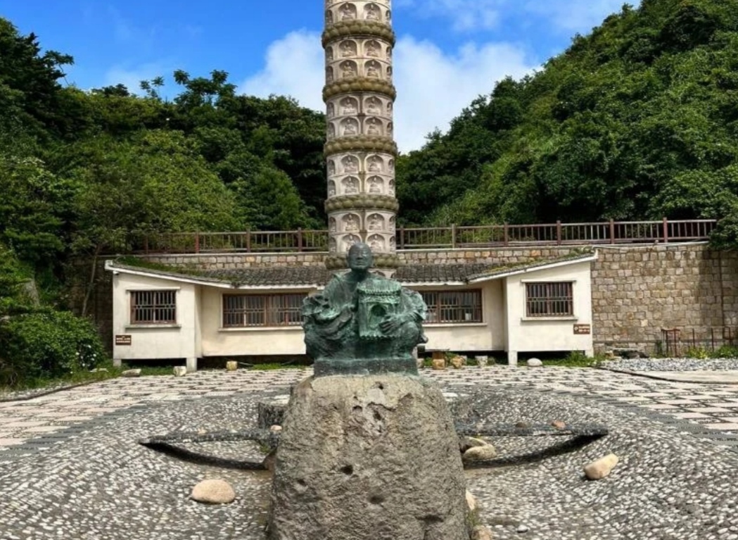 浙江舟山莲花洋雕塑公园罕见的风景