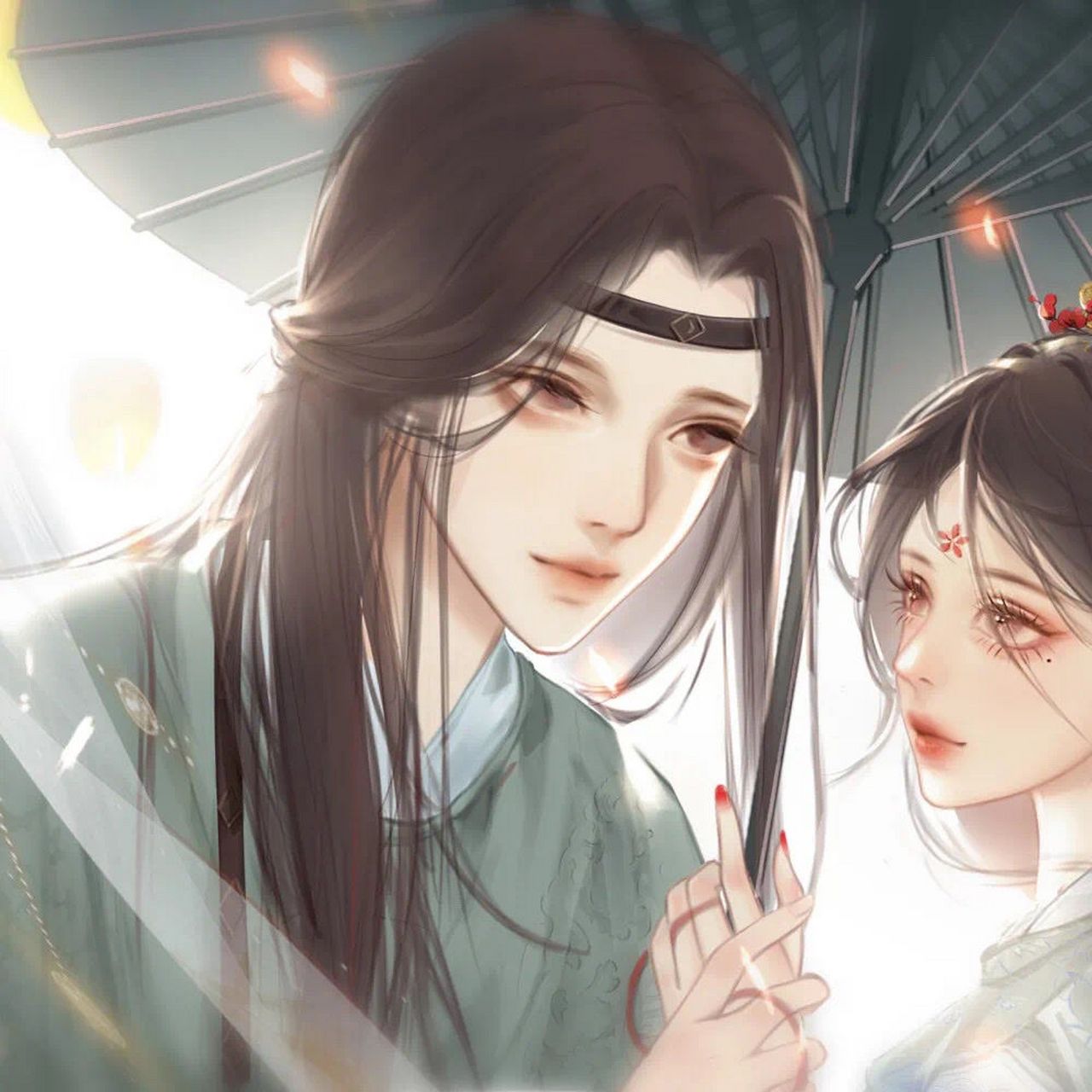 with u [中国] 情头推荐100期(第95期) 中国古风浪漫情侣头像 #冬天的