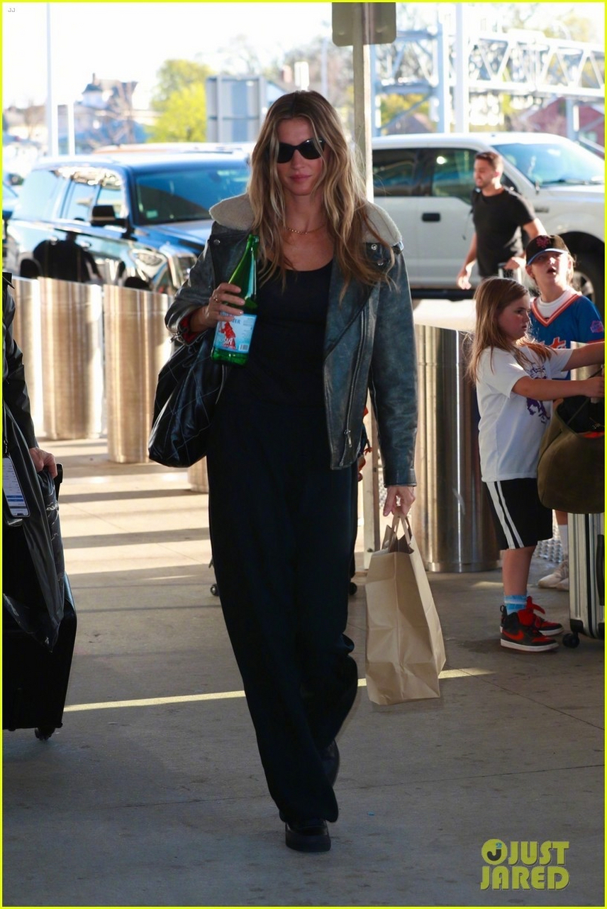 吉娘娘gisele bundchen纽约街拍