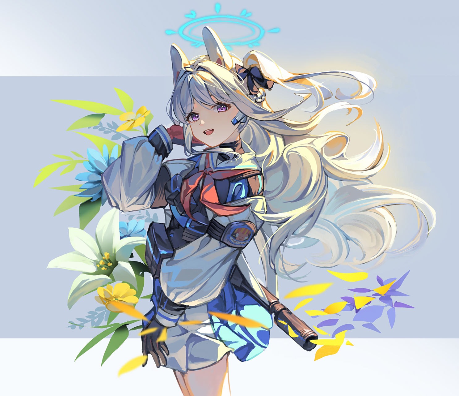 碧蓝档案# #二次元#  月雪宫子 画师:al光