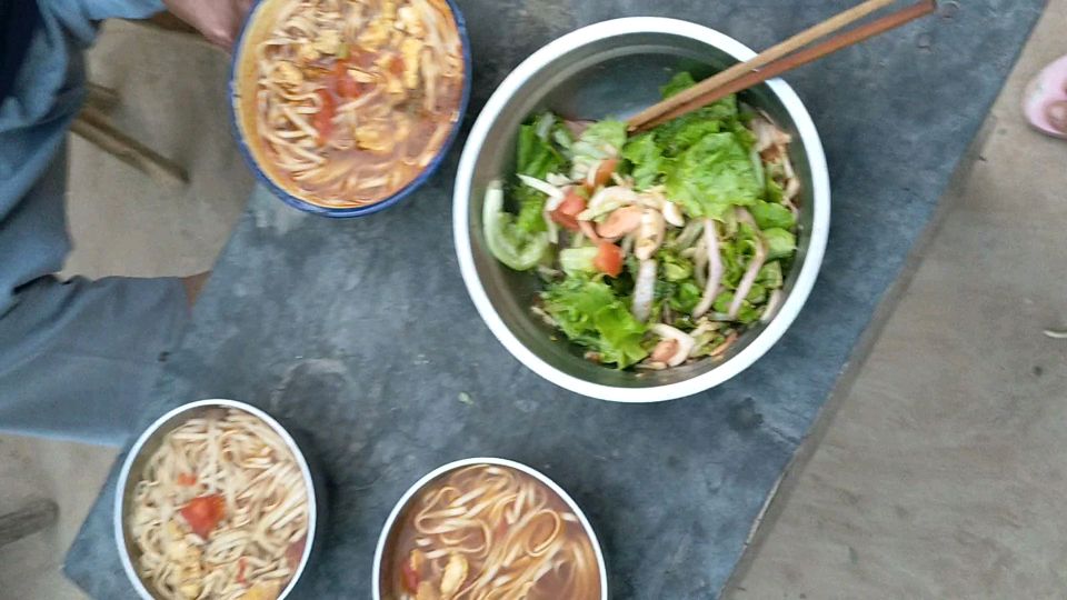 笑妈做的黑暗料理西红柿鸡蛋面卖相不好,味道不错