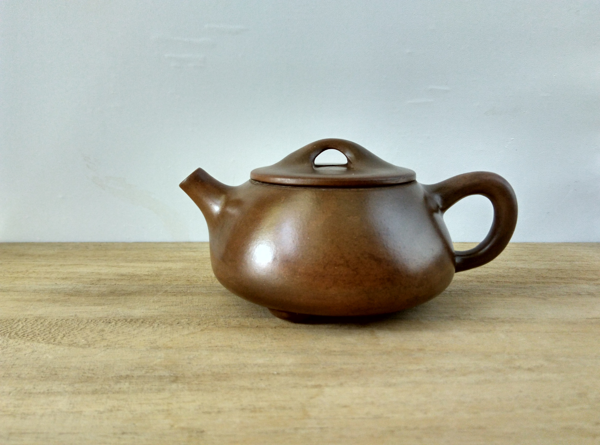 几代人接力,紫砂石瓢壶养出漂亮的岁月包浆