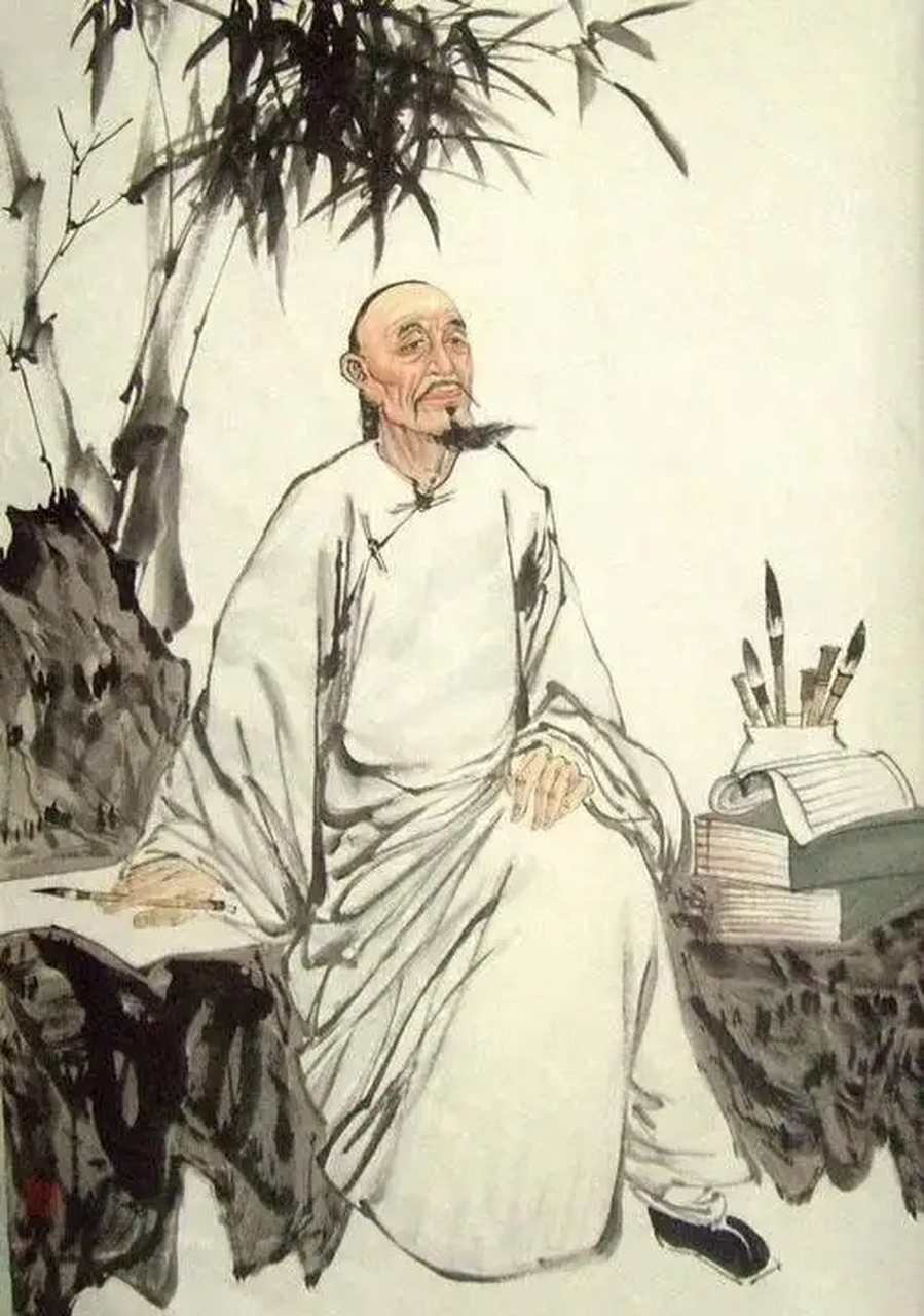 一天,蒲松龄收到一封请帖,帖子上只有"请吃半鲁"四个字,蒲松龄不明