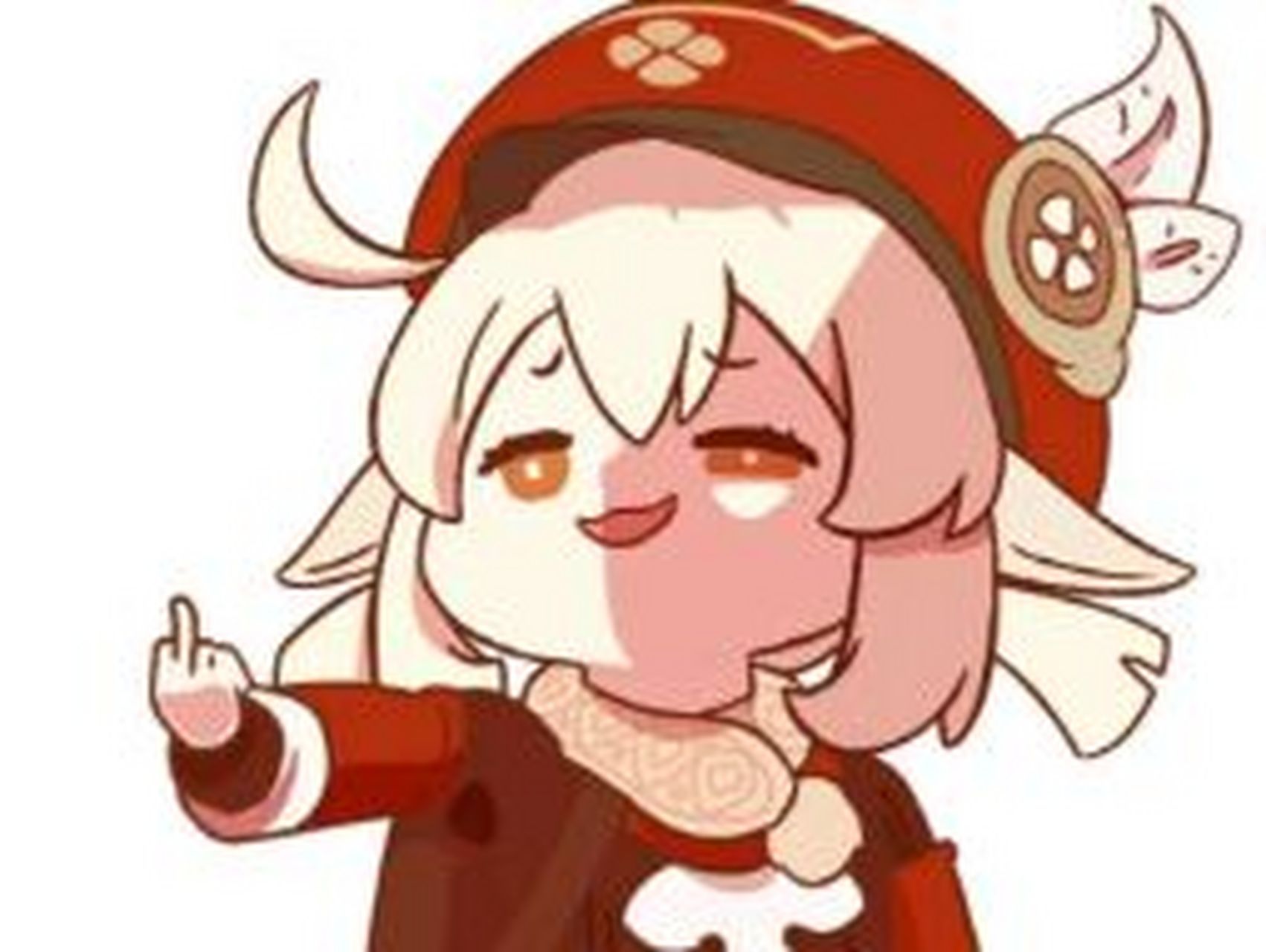 原神# 可莉的屑表情