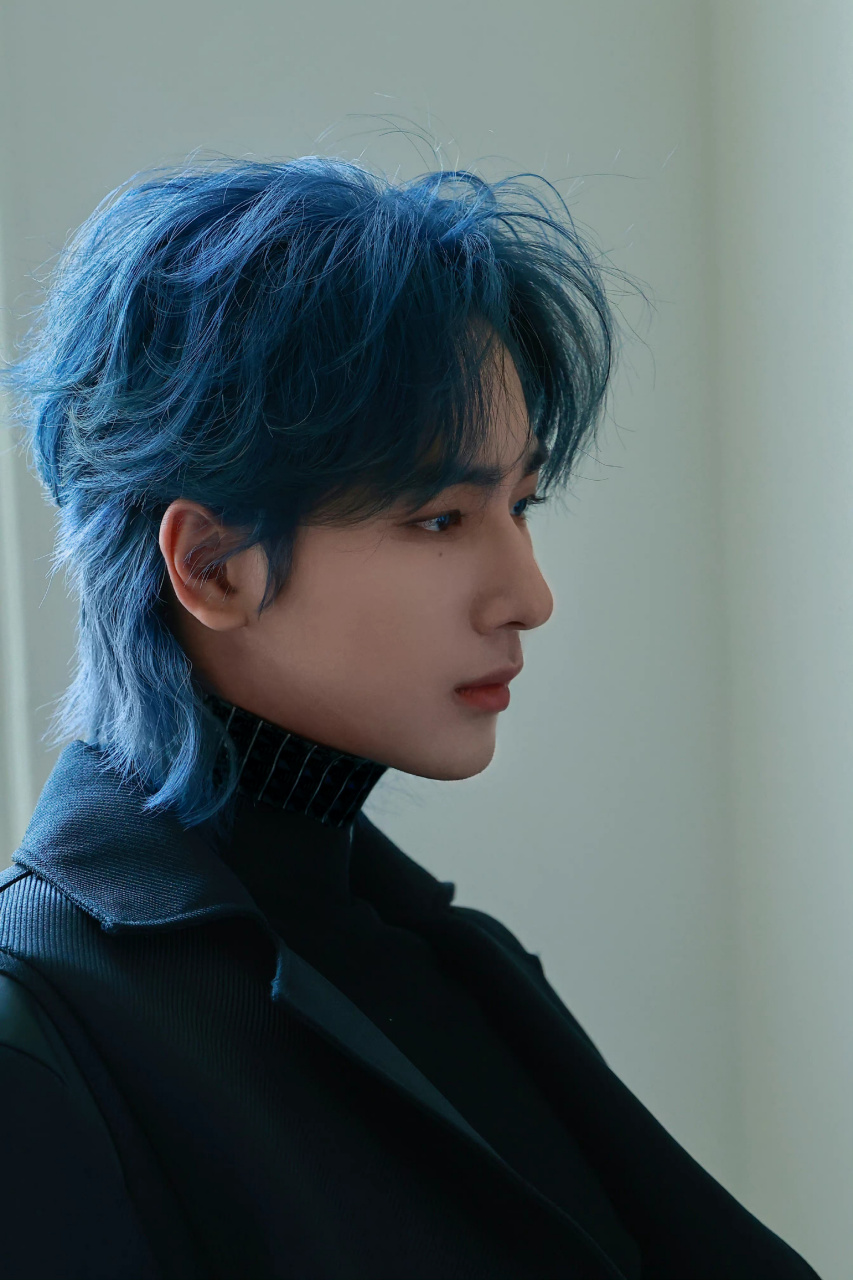 李宏毅蓝色发型,有没有惊艳到你呢?