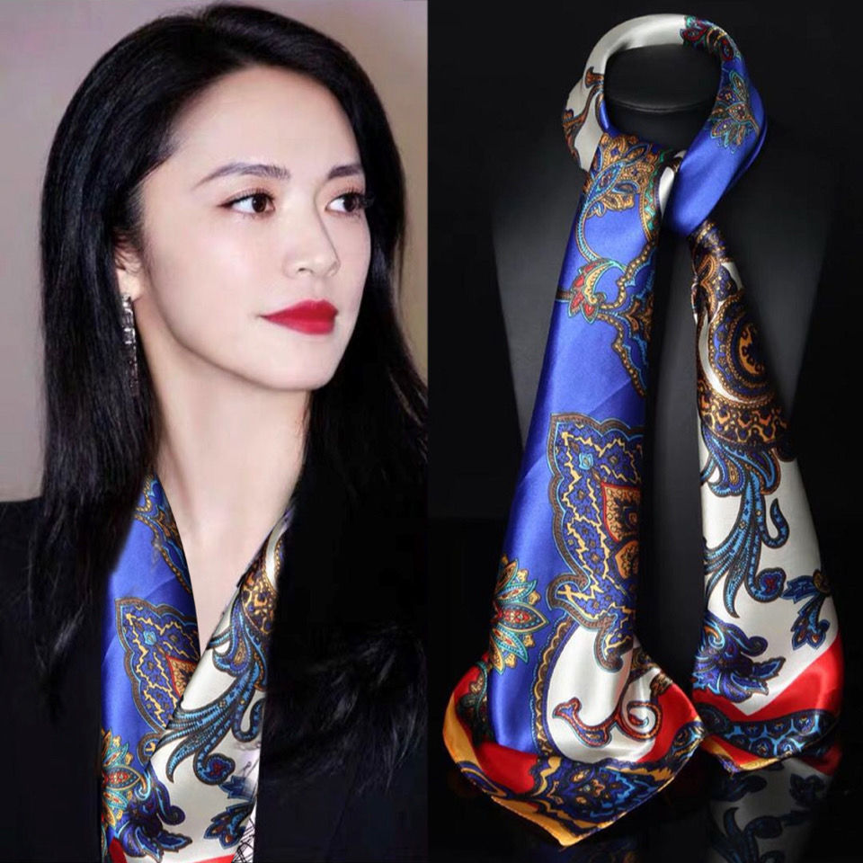 姚晨少女装扮现身机场,却不小心带火"奶茶丝巾",网友:真好看