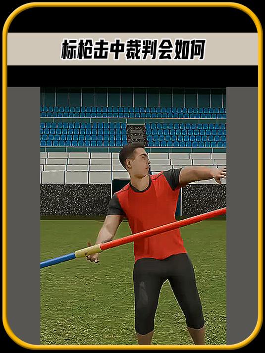假如不小心将标枪,击中了裁判,会发生什么呢