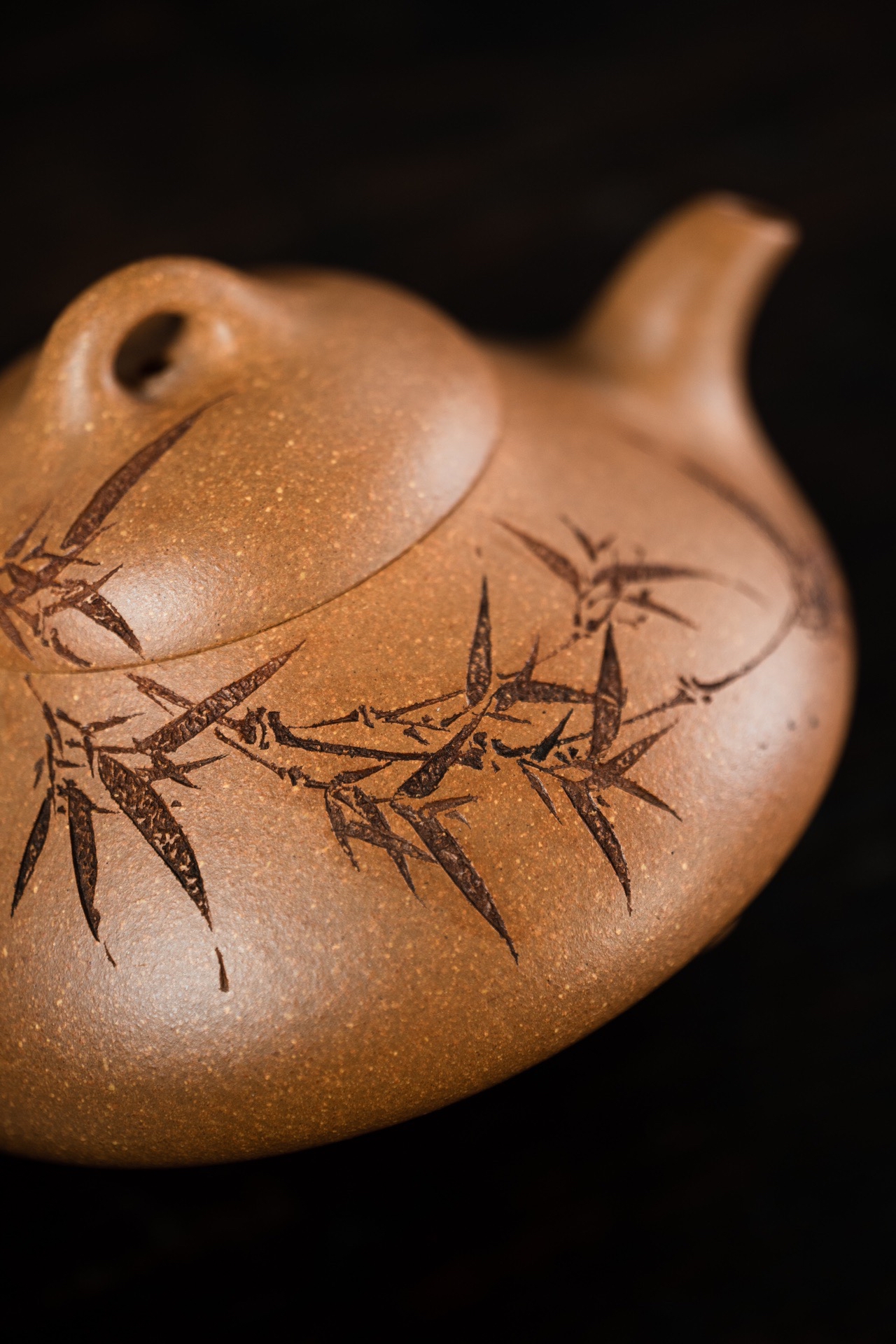 宜兴紫砂壶邵旭全手工乳瓢原矿段泥210cc