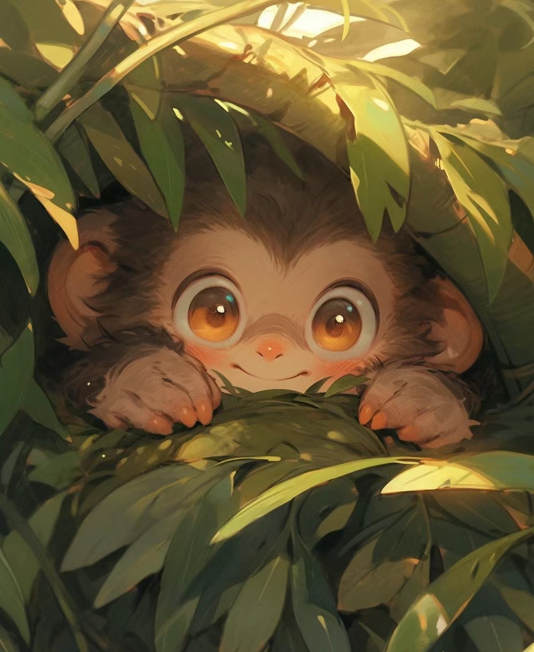 十二生肖之申猴#ai绘画