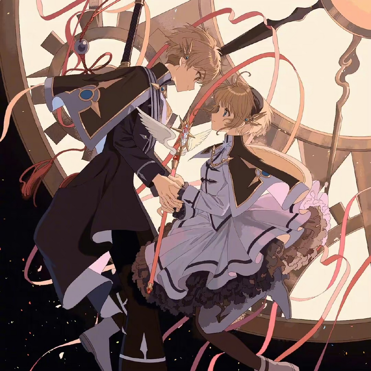 おかざきおか「魔卡少女樱」李小狼 & 小樱 #经典动漫