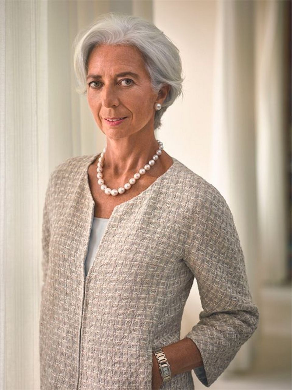 法国财政部长 christine lagarde(克里斯蒂娜·拉加德), 因其出色的