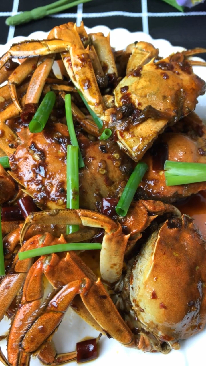 红烧螃蟹真美味