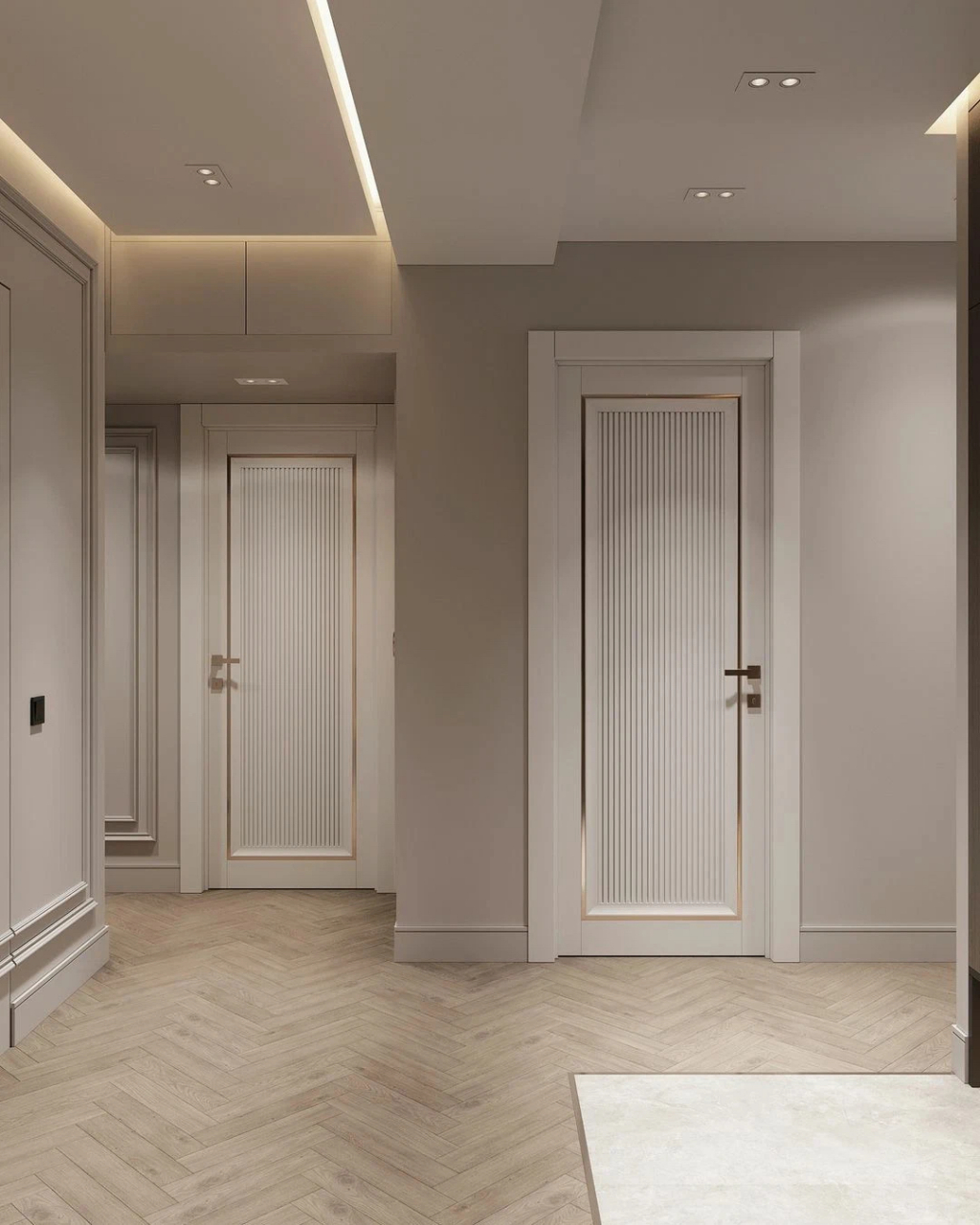 石膏线成为主角的设计,真的很轻奢!