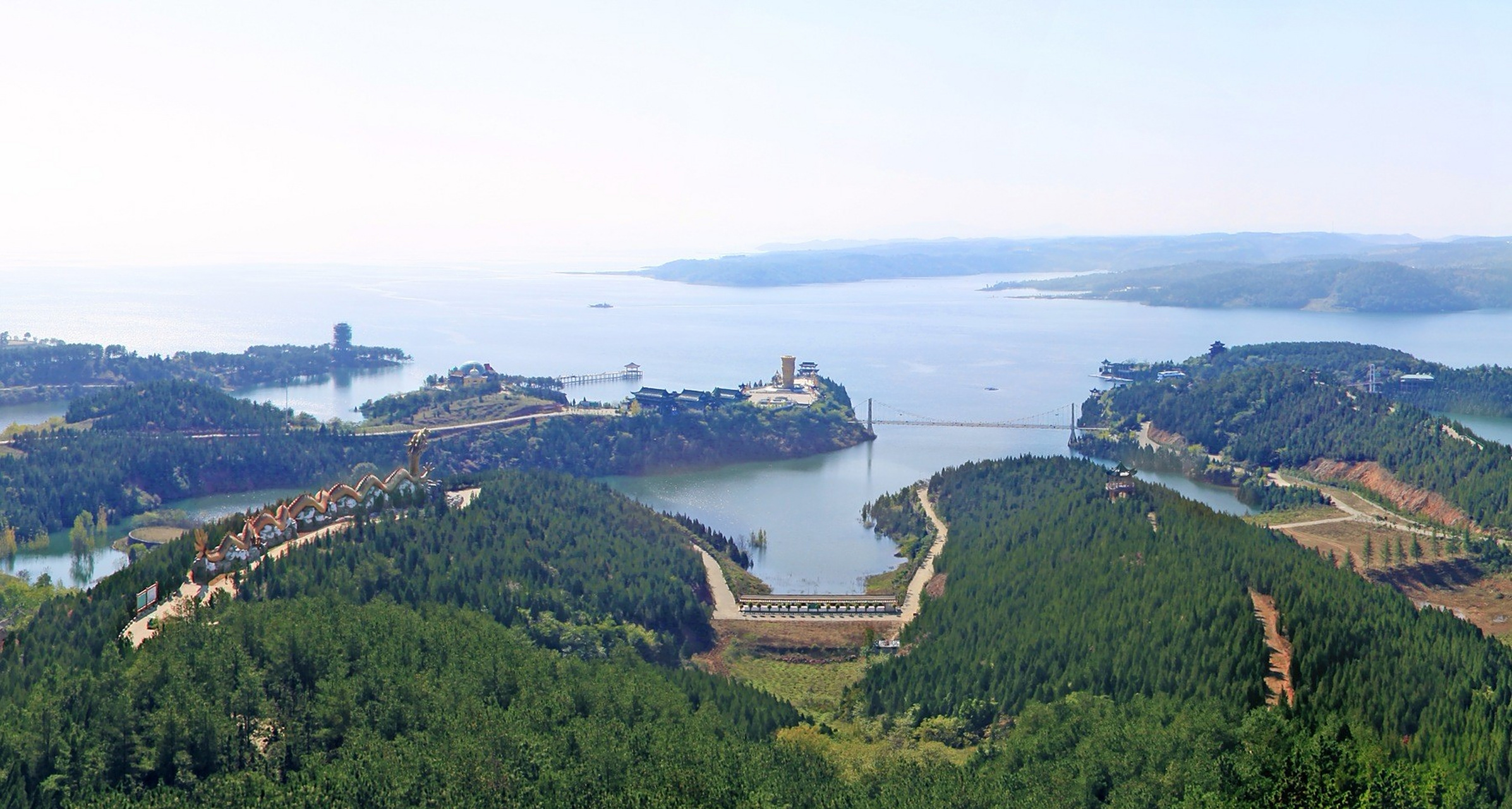 宝藏创作者计划# 丹江大观苑位于河南省南阳市淅川县,依托人工淡水