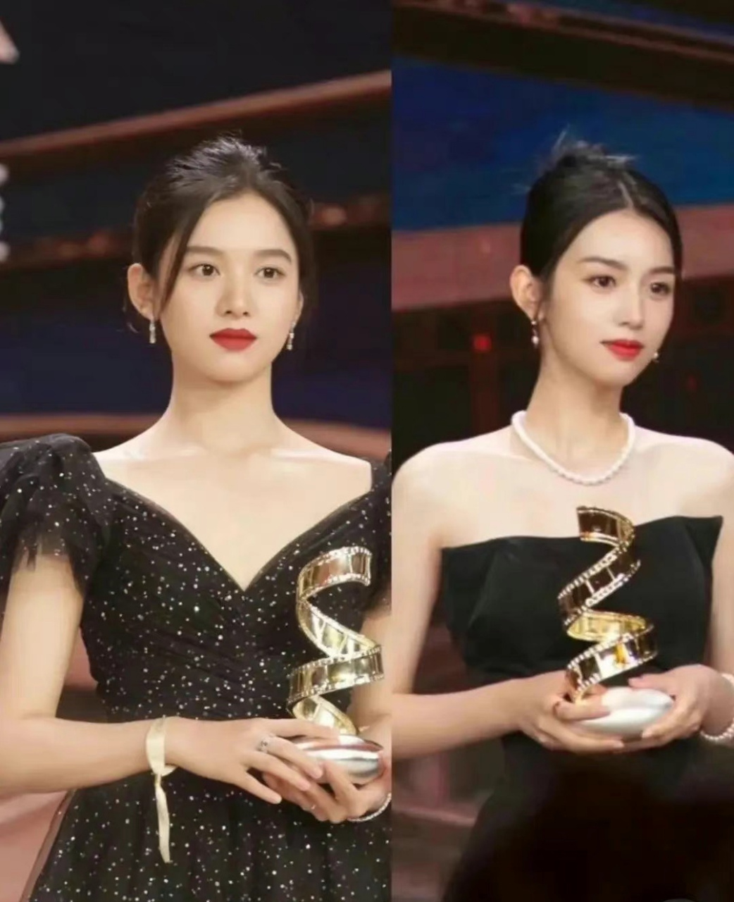 周也和张婧仪太像太像了,稍微有点脸盲的人都分不清她俩,她们去演