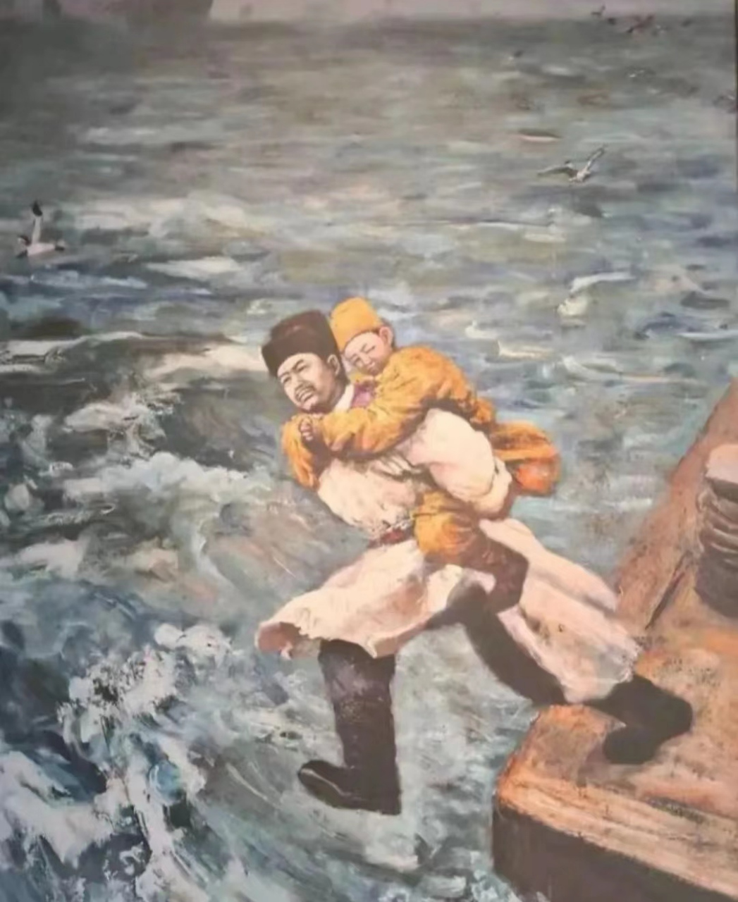 1279年,南宋在崖山海战中战败,宰相陆秀夫背起8岁的小皇帝问道:如今