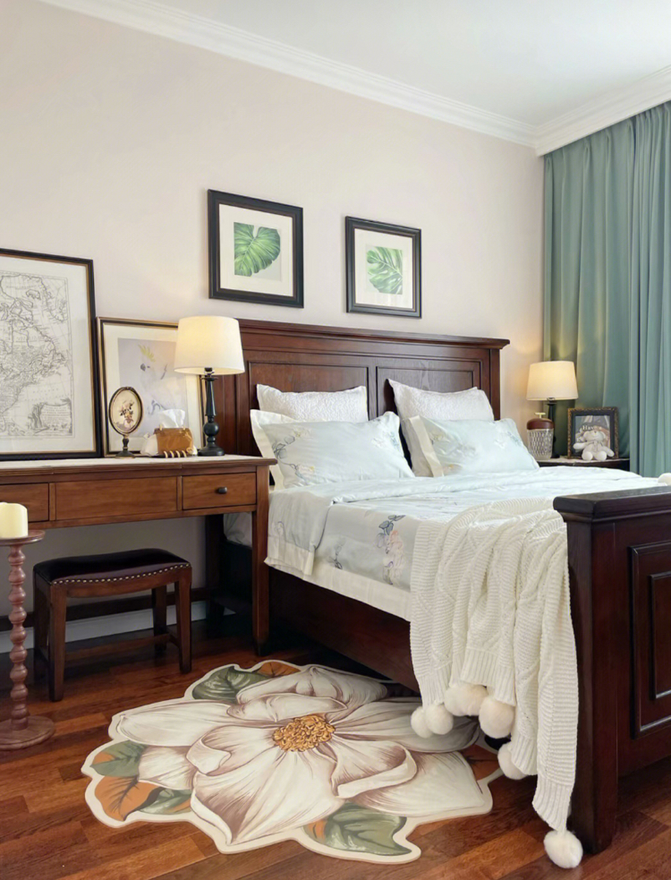 清新淡雅复古美式装修,有情调有格调.#家居装修