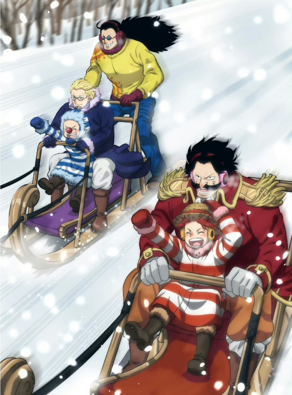 海贼王# 罗杰海贼团上的温馨画面[温暖][温暖]  pixiv: 80522187