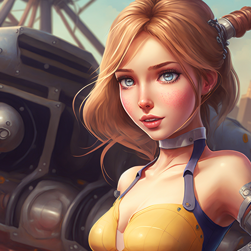 蒸汽朋克动漫少女