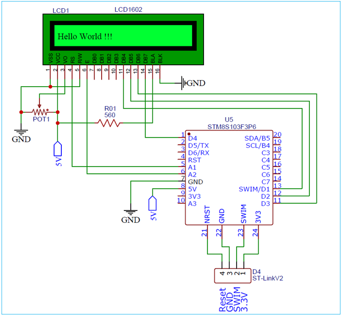 stm8烧录接线图图片