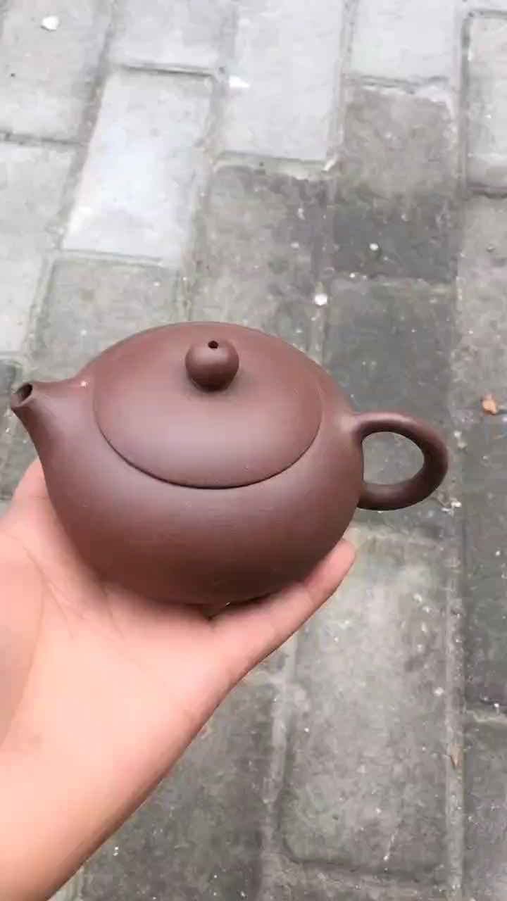 看一把假紫砂,机车壶