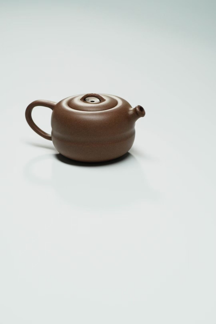 林一帆新品【舒和】   #紫砂壶# #全手工#玩味十足 老段文气 容量67
