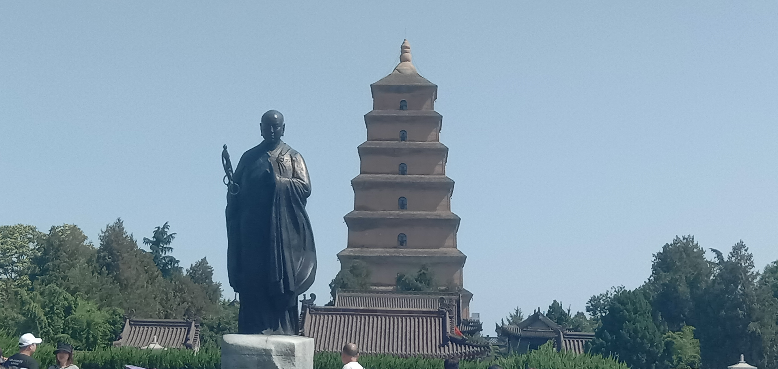 雄伟壮观的西安大雁塔掠影