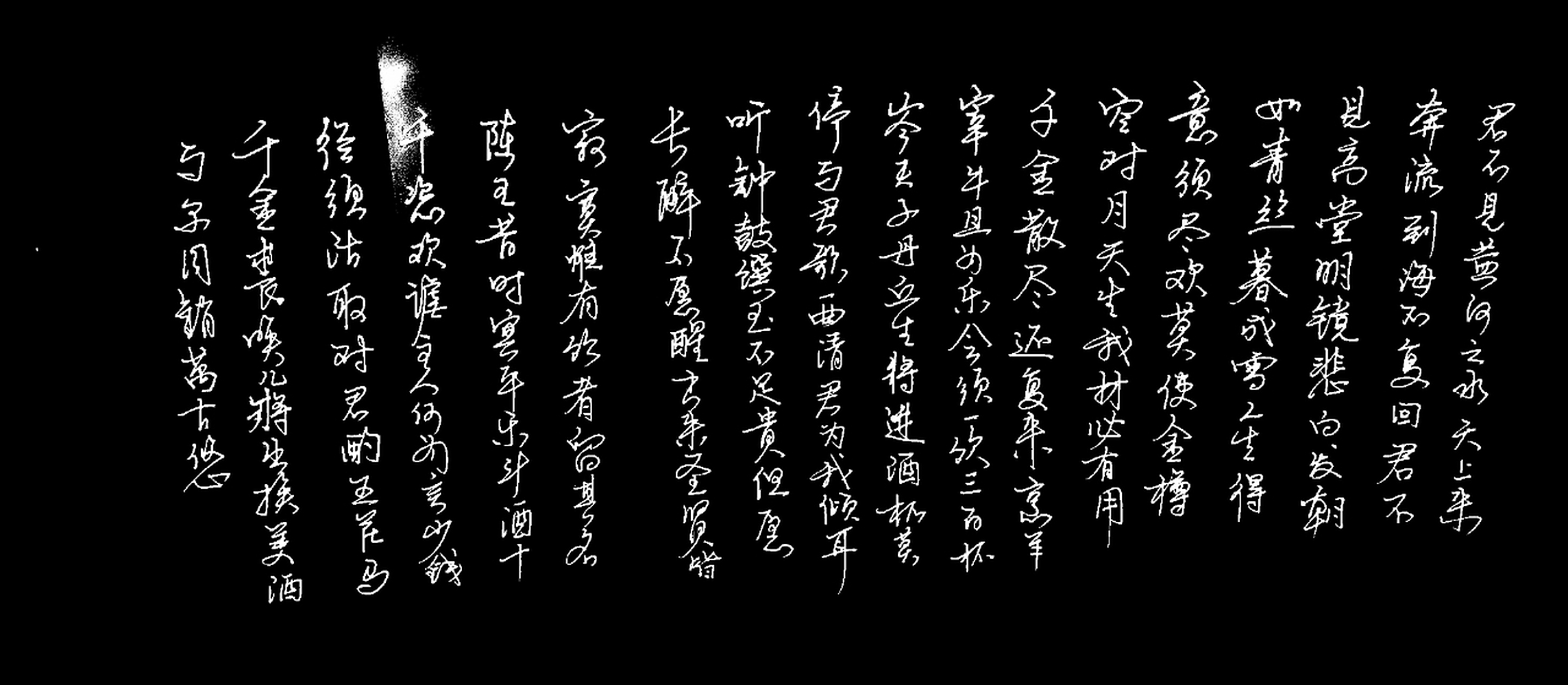 李白,将进酒,人生得意须尽欢!