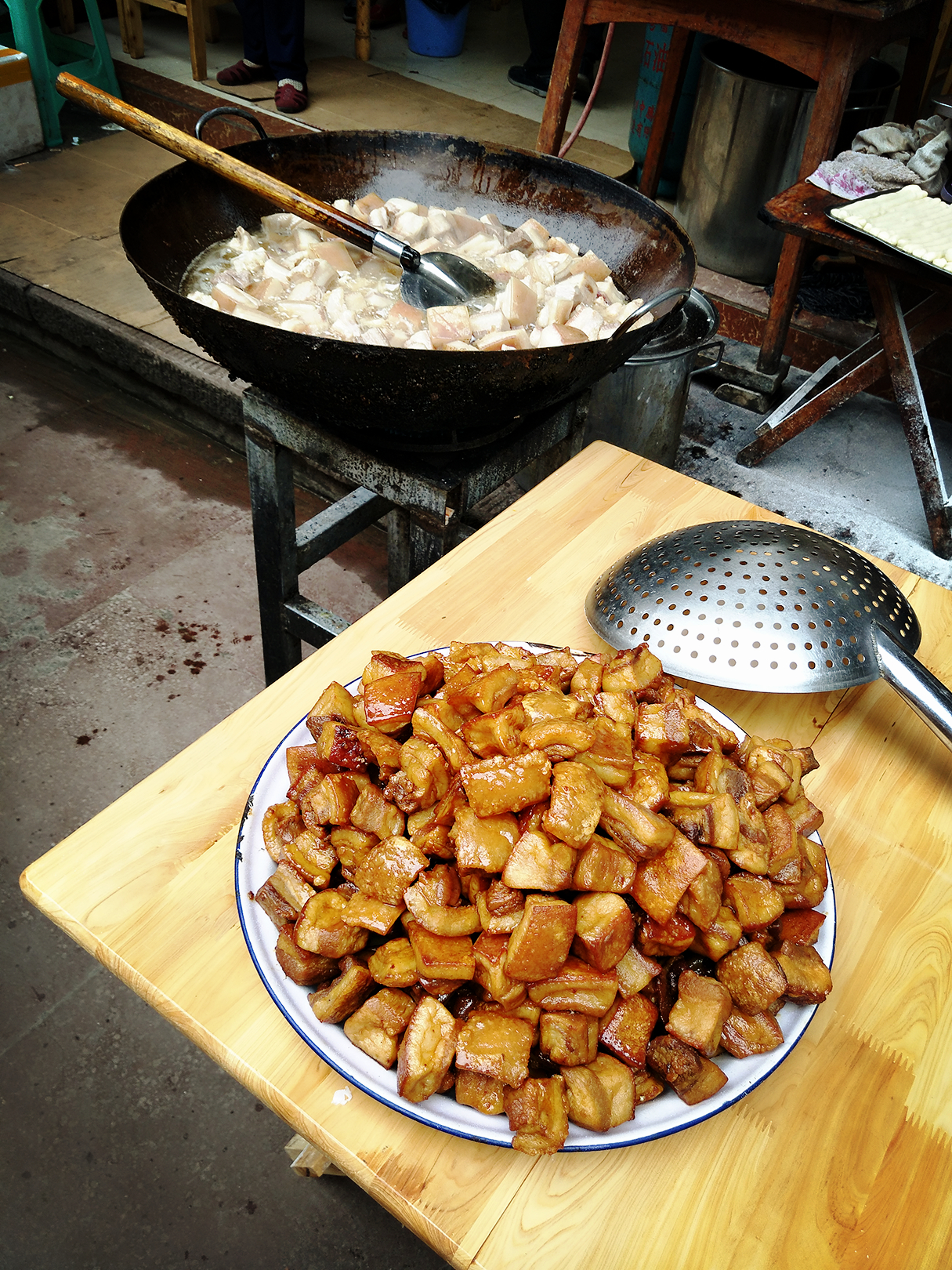 上里古镇美食图片