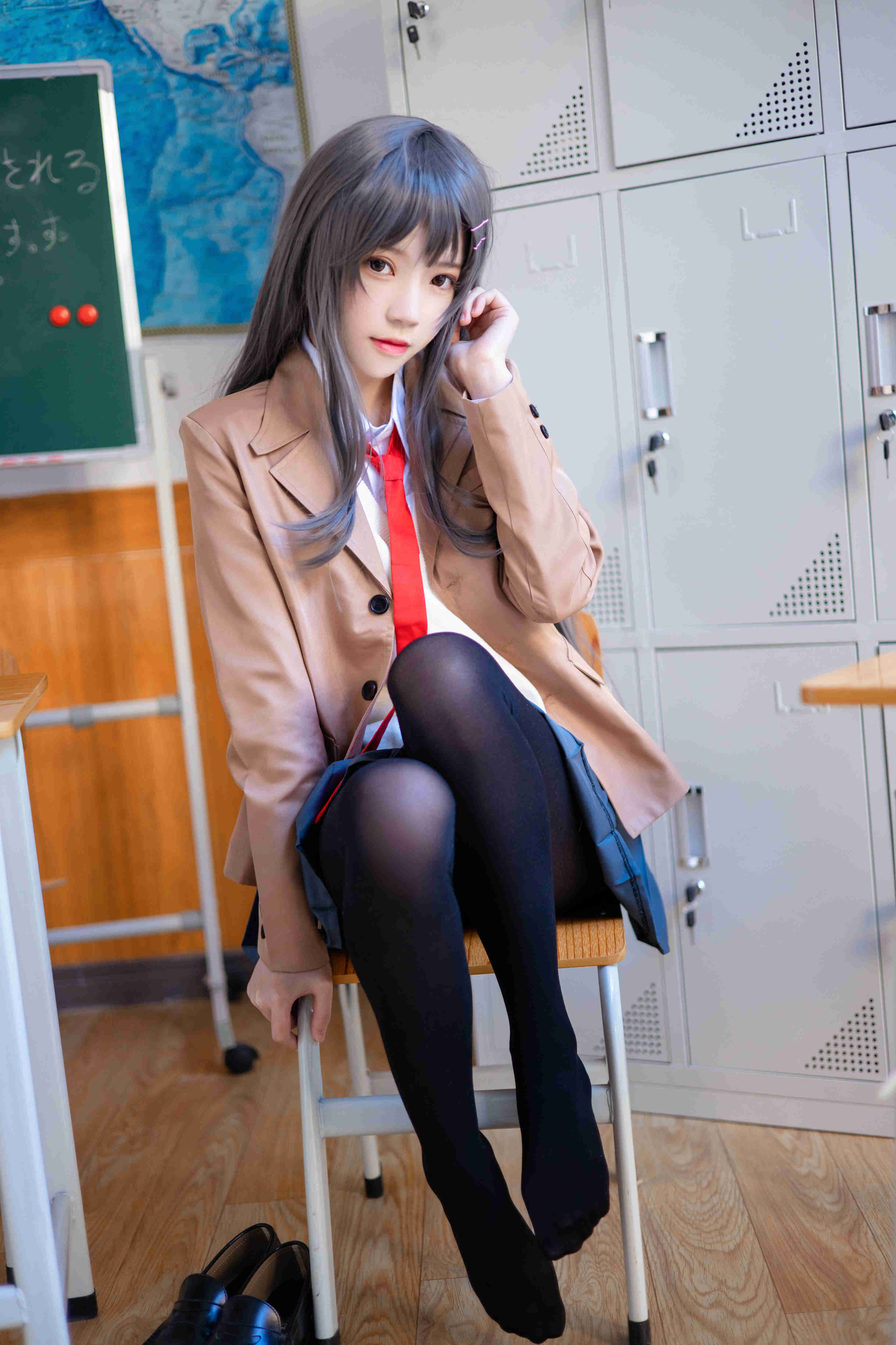 桜桃喵cos麻衣学姐美图**鉴赏！被人遗忘的少女，怎么可能被忽视？ liuliushe123.com六六社 第4张