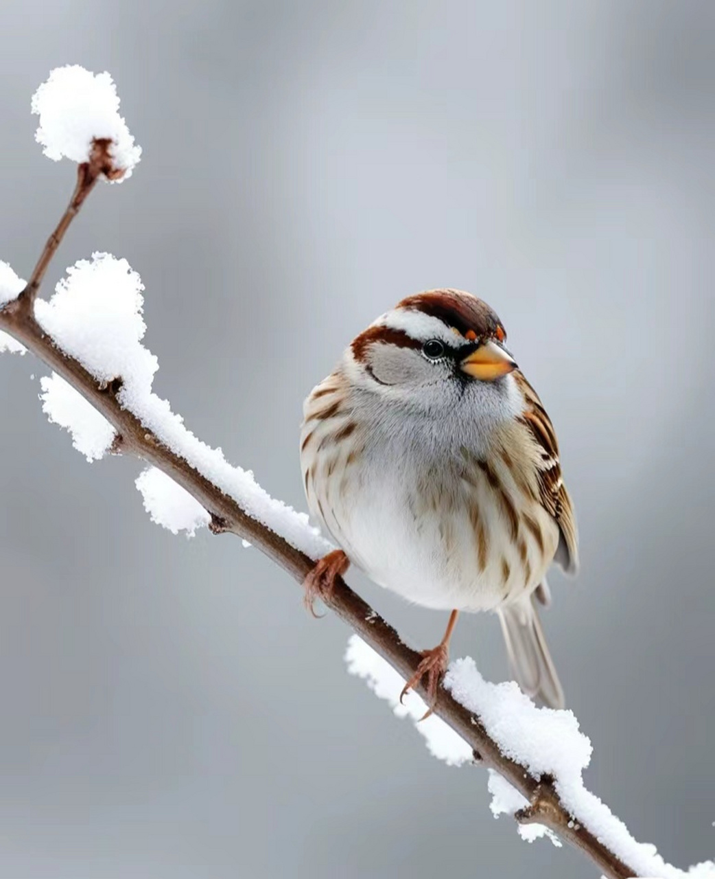 雪地里的麻雀#评论区大神选拔赛