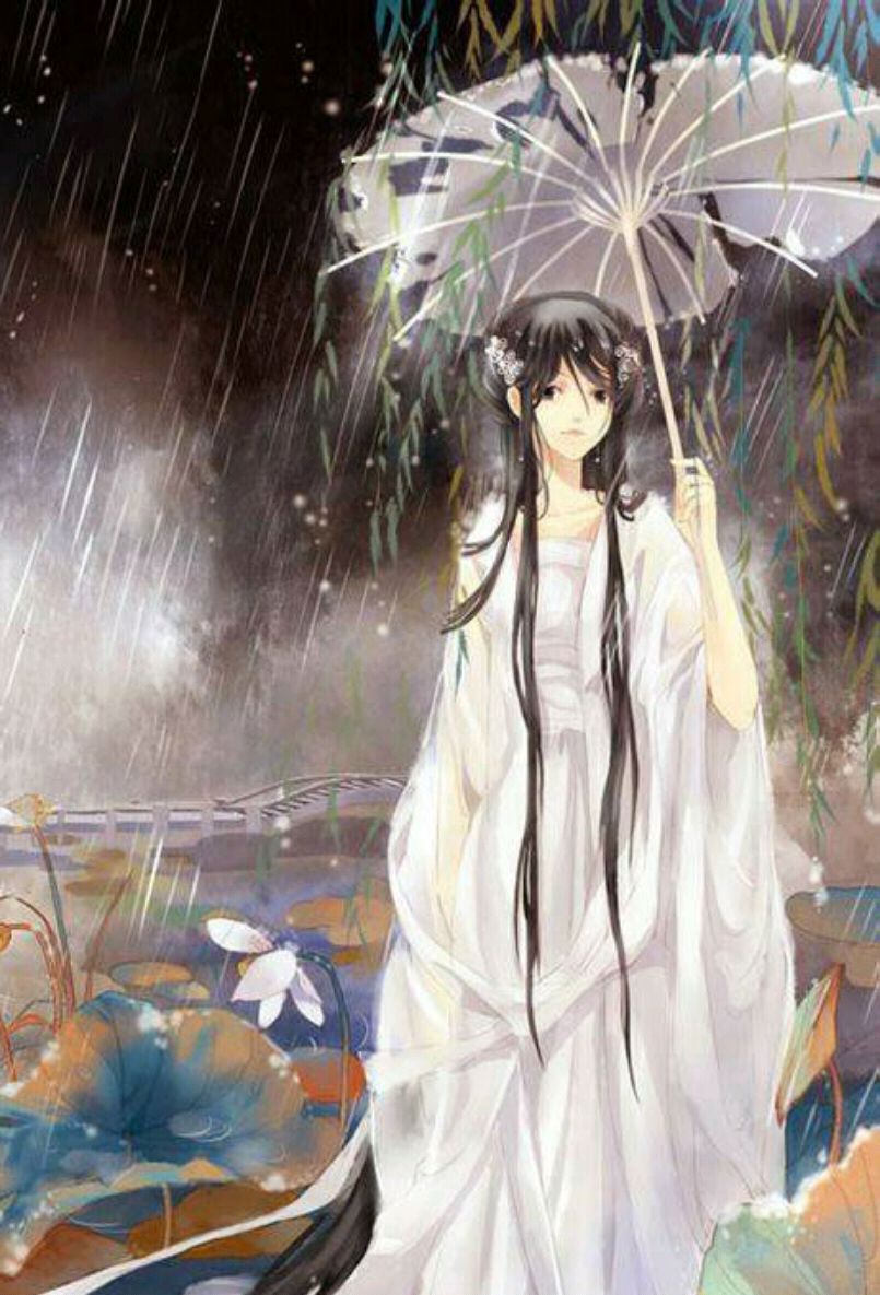 凉鸿原创笠诗笺厢题图:清明冷雨泣池塘(古风绝句八首)