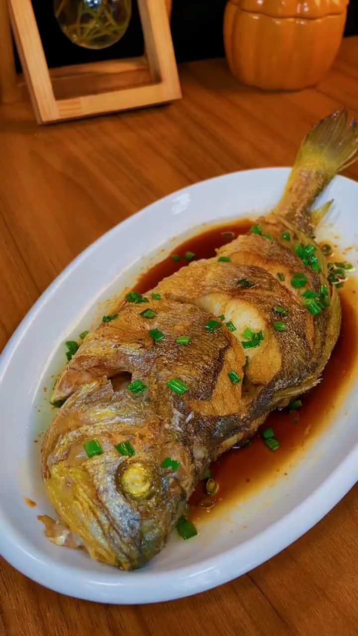 葱油黄花鱼,这样做太好吃了