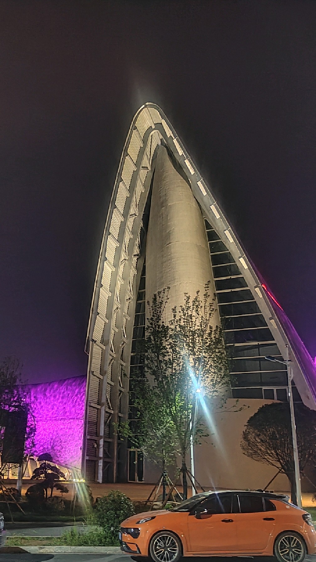 益阳科技馆夜景