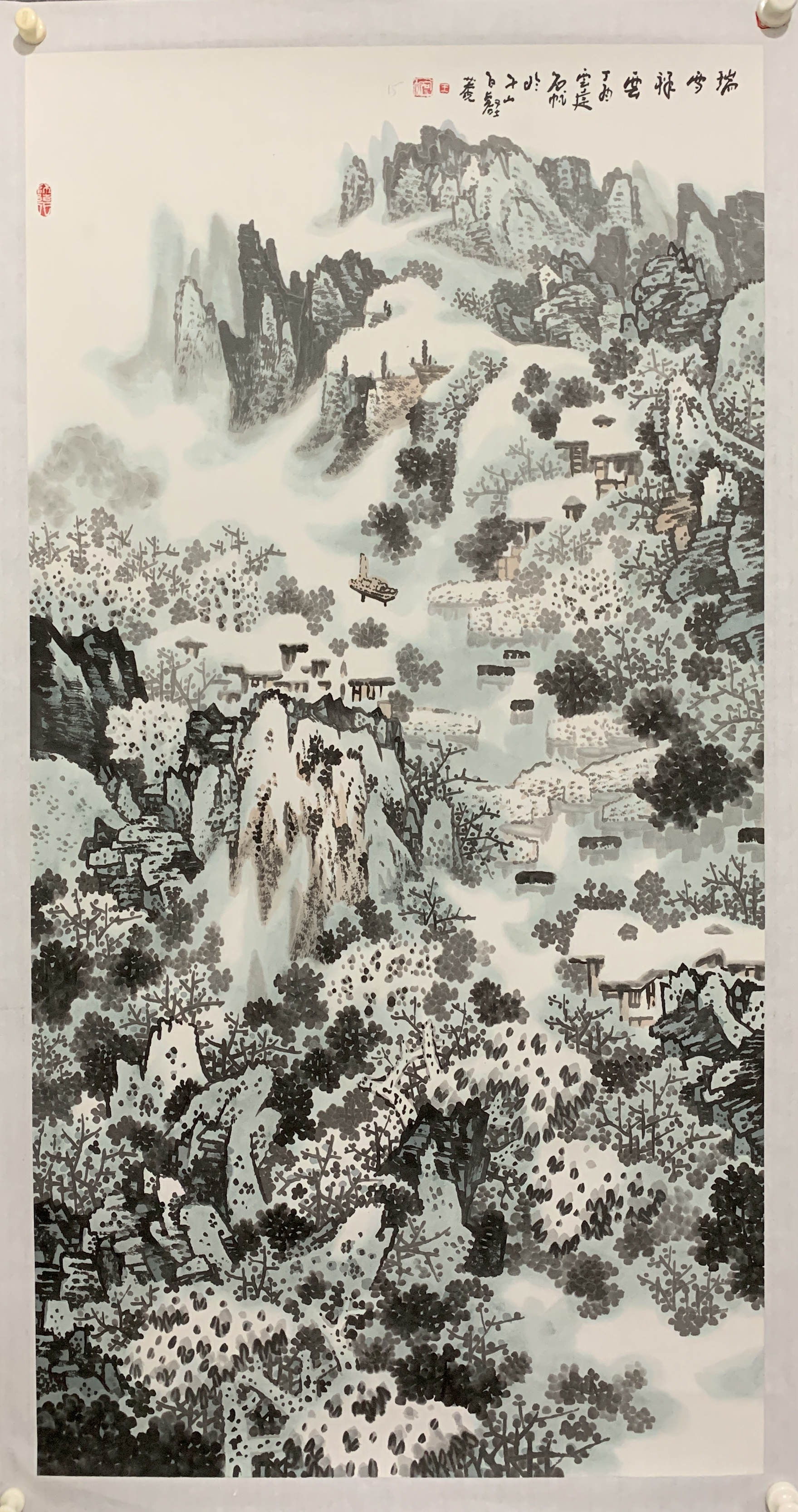 著名山水画家王石帆先生作品赏析