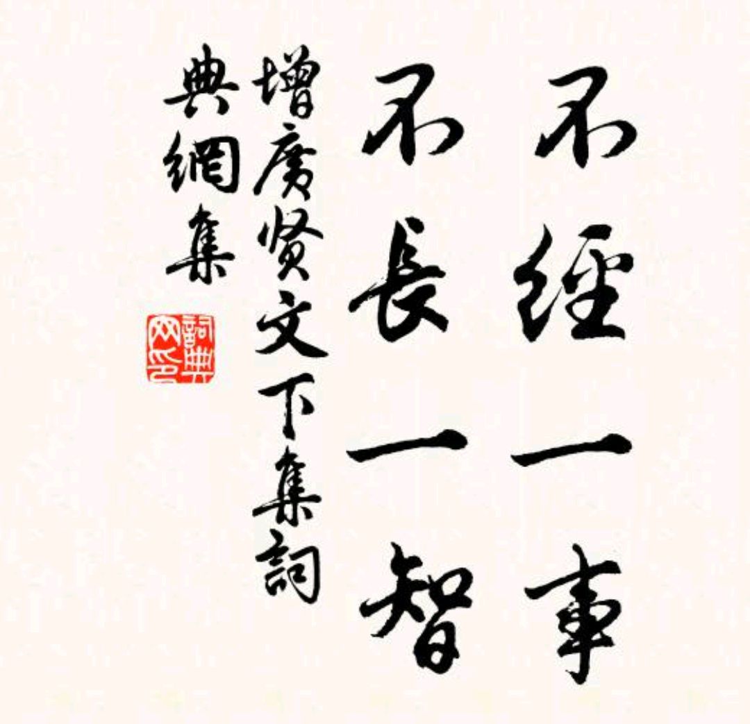 活明白|不经一事不长一智