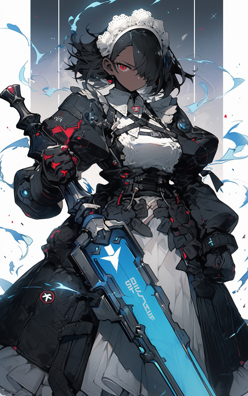 机甲女仆 ai画师:さきたま#二次元美图# #我爱二次元# #二次元萌妹