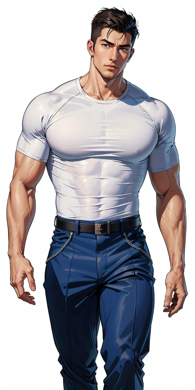 二次元里的肌肉兵哥哥#ai绘画# #动漫头像和壁纸# #肌肉型男