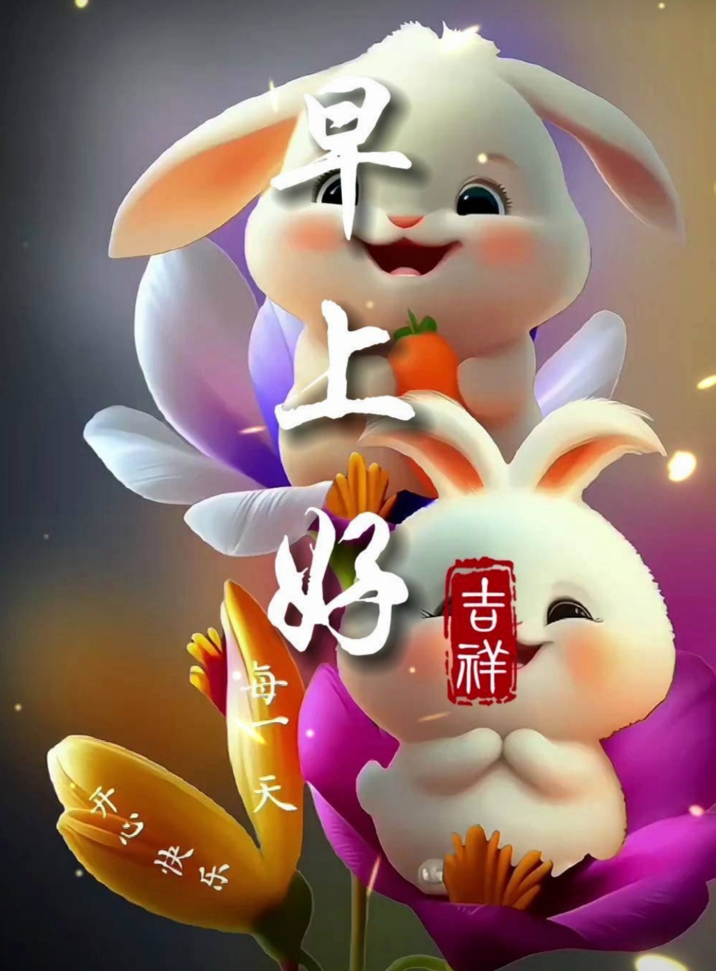 兔年早上好丨每天早安丨每周问候语