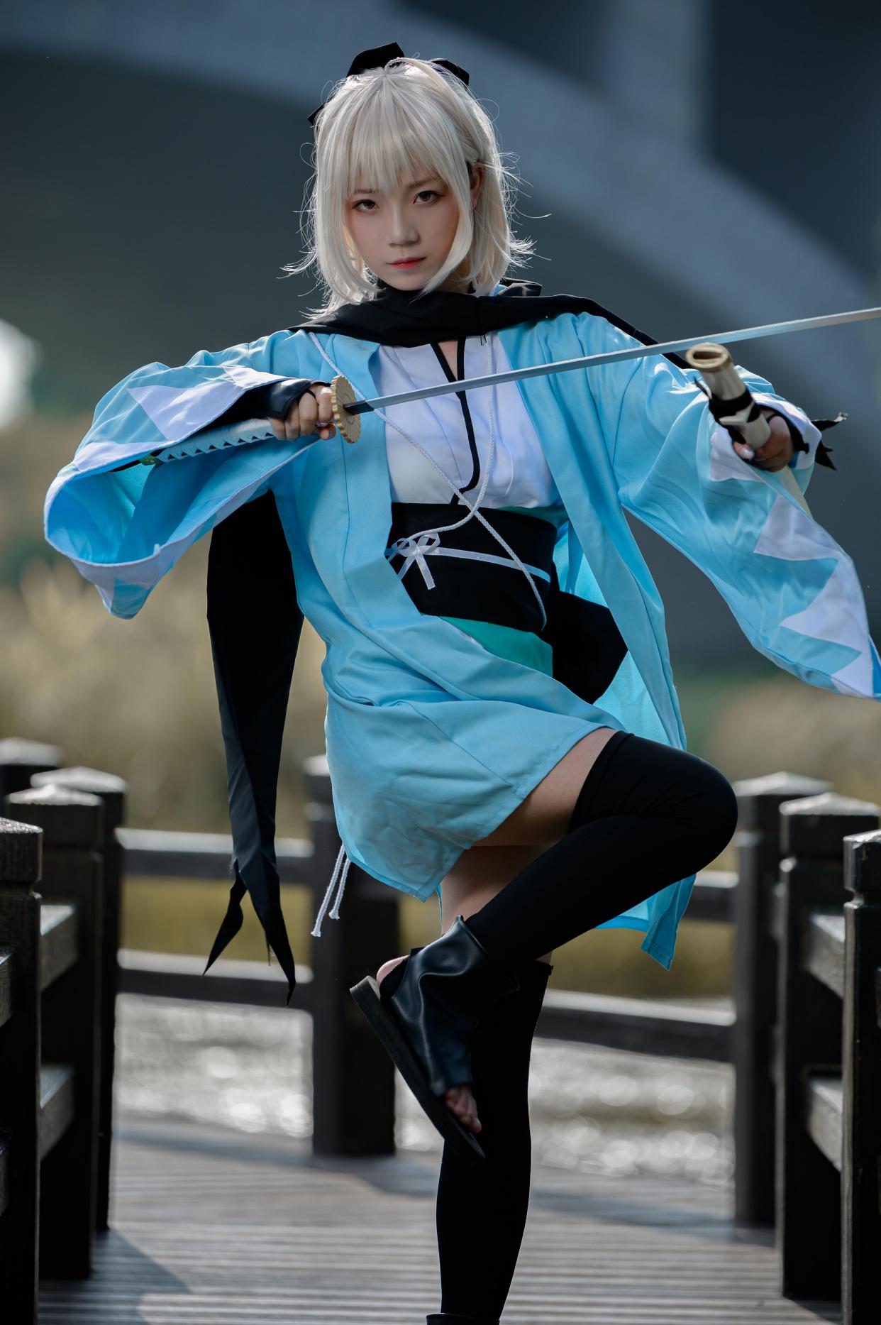 冲田总司cos:新选组的一番队队长驾到,快来膜拜