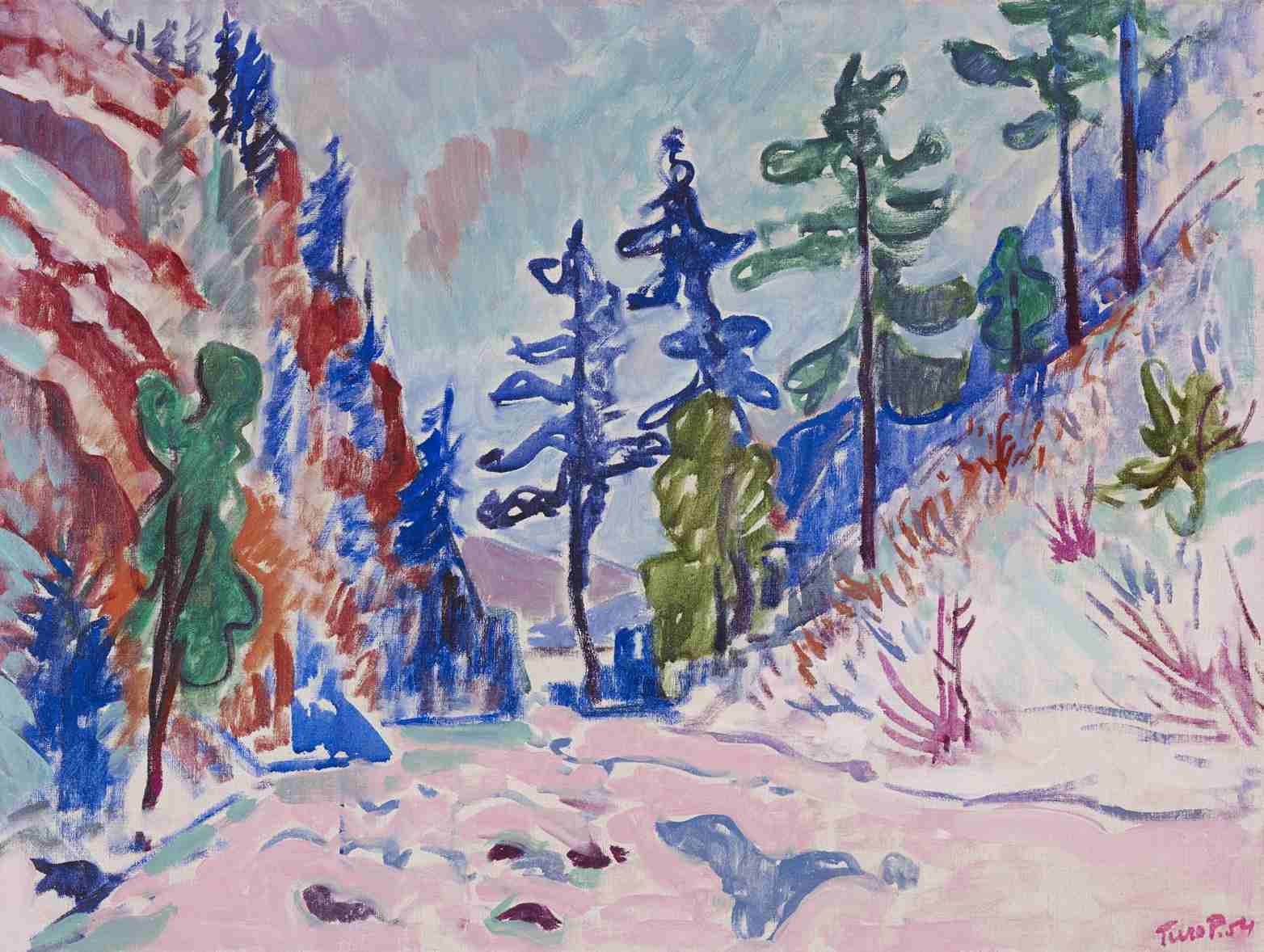 野兽派和表现主义风景画的重要代表阿图罗·佩德雷蒂