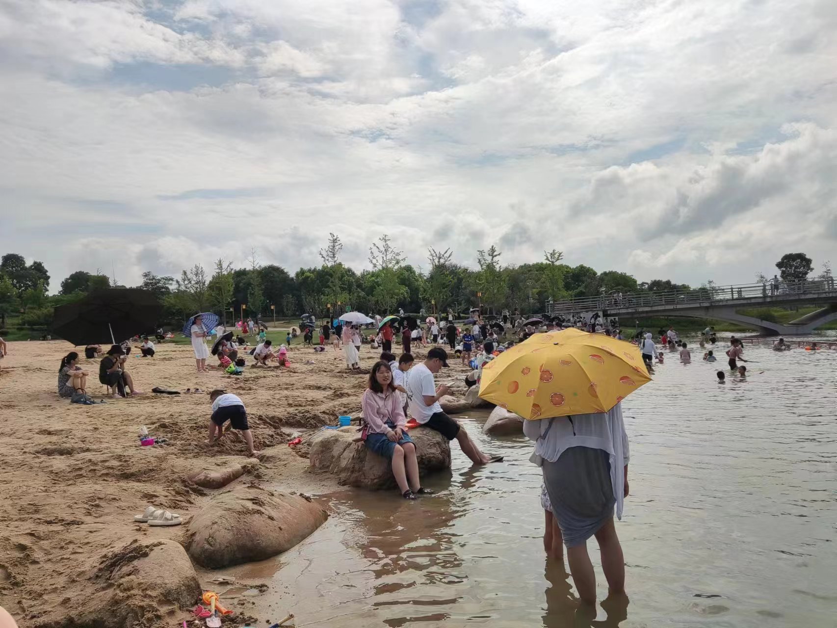 芜湖江北沙滩图片