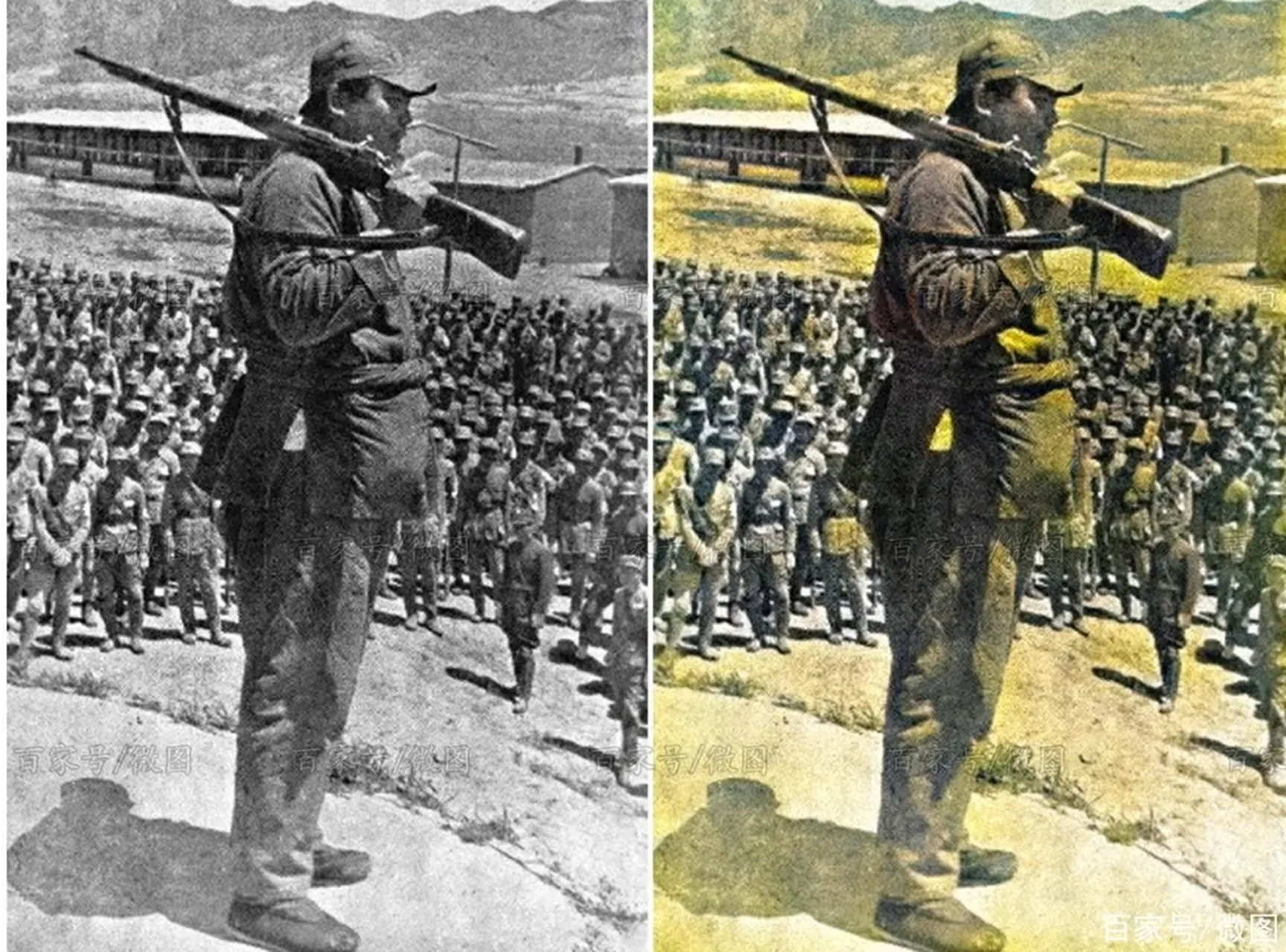 1933年,您能猜到上图扛枪的是哪位将军吗?高1