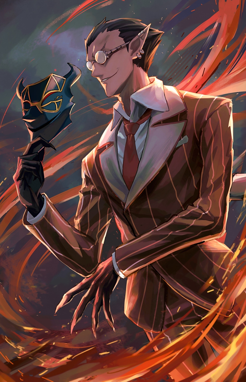 动漫壁纸# #二次元美图#  #overlord不死者之王#  骨王动漫手机敝纸