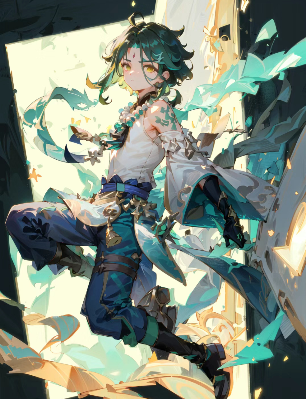 三眼五显仙人,魁,听召前来守护! #原神# #二次元